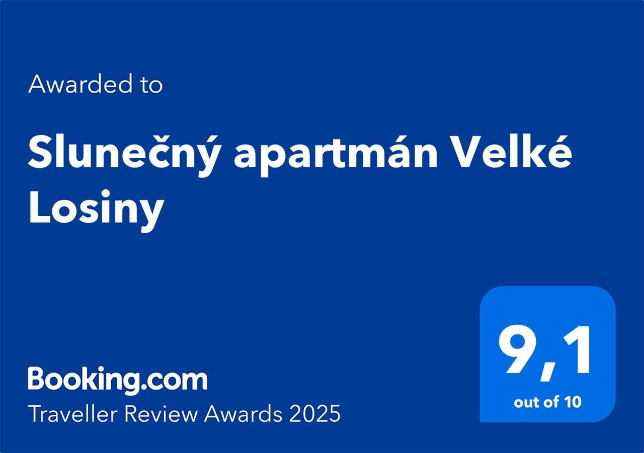 Slunecny Apartman Velké Losiny المظهر الخارجي الصورة